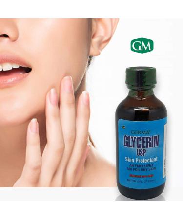 Germa Vegetable Glycerin. Natural Skin Moisturizer and Emollient. Treatment for Dry Skin and Lips. 2 Oz. Pack of 3 - Buy Online on GoSupps.com