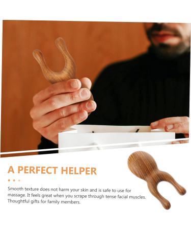 Buy Magiclulu Green Sandalwood Comb - Practical Massage Tool for Hair & Face | Essential Household Hair Accessories - Buy Online on GoSupps.com