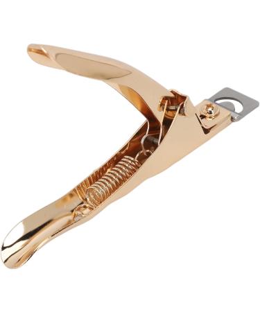 Nail Tip Cutter Nail Tip Clipper Stainless Steel for Salon (Gold) - Buy Online on GoSupps.com