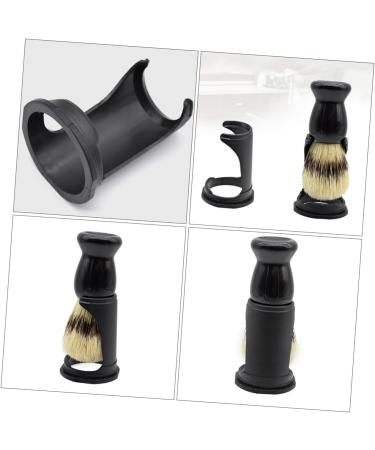 Fomiyes 4 Piece Brush Base Shaving Stand - Beard Rack Holder for Safety Razors & Makeup Brushes - Travel-Friendly Design - Buy Online on GoSupps.com