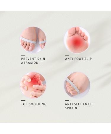 4 Pairs Ball of Foot Cushions | Gel Metatarsal Pads for Women | Non-Slip Forefoot Cushions for High Heels | Pain Relief Reusable Insole Cushions - Beige - Buy Online on GoSupps.com