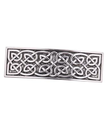 Prettyia Vintage Celtic Metal Barrette Hair Clip - Silver | Perfect for All Hair Colors | International Shipping Available - Buy Online on GoSupps.com