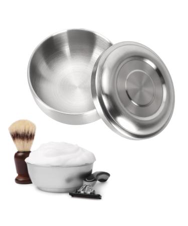 Buy Sonew Bart Razing Bowl for Men | Stylish & Durable Stainless Steel Face Masking Bowl with Lid - Ideal for Beauty Salons | International Shipping Available - Buy Online on GoSupps.com