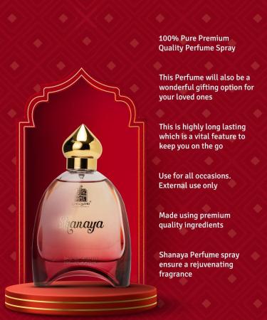 Adil.qadri's Shanaya Perfume | Arabic And French Blend | 100ml | Unisex Long Lasting Luxury Scent | Eau De Parfum - Buy Online on GoSupps.com