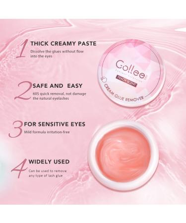 15g Eyelash Extensions Remover - Quick & Damage-Free Removal | Dissolve Lash Adhesive in 1-2 Minutes (Peach) - Buy Online on GoSupps.com