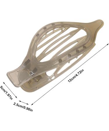 Large Duckbill Hairpin Long Hair Duckbill Hairpin Elegant Ponytail Clip for Thin Hair Decorative Long Styling Hairpins Large Translucent Shower Clip lightgrey - Buy Online on GoSupps.com