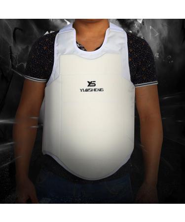 Taekwondo Karate Chest Guard Vest for Adult Child Unisex - Boxing Breast Protector Accessory (Size M) - Buy Online on GoSupps.com