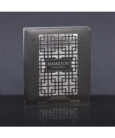 Almas Perfumes SAINTE VALERE Eau De Parfum HAMILTON - Sweet Smelling Spray - 100ML 3.4FL OZ of Long-Lasting Aroma - Luxurious Scent of Arabia for Men - Buy Online on GoSupps.com