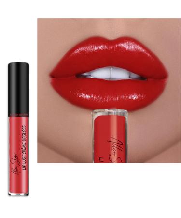 JKMXBX Allen Shaw Lip Lust Creme Lip Gloss Waterproof 12 Color Long Lasting Lip Gloss (10)