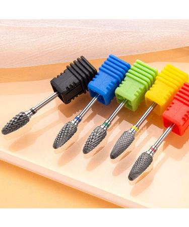 SOLUSTRE Nail Polisher Metal Drill Bit Nail Drill Bits Multitools Grinding Heads for Nail Drill Hair Dryer Brush Manicure Replacement Nail Bits File Box Tungsten Steel Alloy Halloween Miss - Buy Online on GoSupps.com