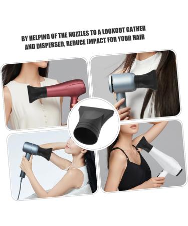 FOMIYES 4pcs Hair Dryer Accessories Dryer Parts Hair Dryer Replacement Parts Hair Dryer Nozzle Plastic Black - Buy Online on GoSupps.com