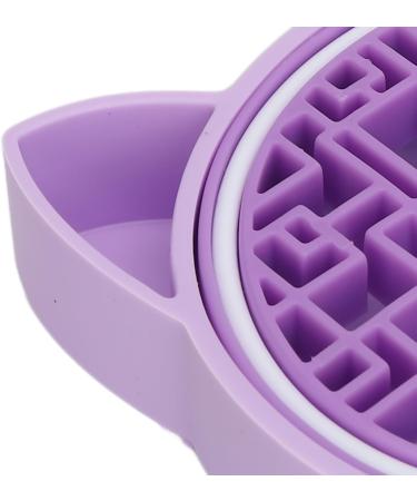 Makeup Brush Cleaning Bowl Skin-Friendly Makeup Brush Cleaning Mat Cat Shape Remove Dirt for Daily Use (Purple) - Buy Online on GoSupps.com