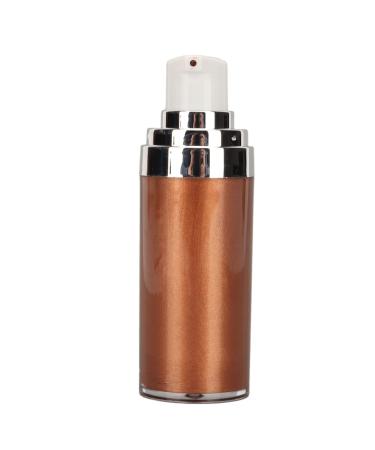 Skin Firming Lotion, 20ml Easy to Apply Shimmer Body Cream Doesn't Stain Wrinkles Filling Full Body Makeup (#04 Golden Brown)