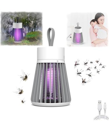 Mozzguard - Mozz Guard Mosquito Zapper Buzzbug Mosquito Killer Bedbugs Heater Outdoor Waterproof Mosquito Lamp USB Charing Mozz Guard 2.0 Mosquitoes Zapper for Home Camping Picnic(Color:Gris)
