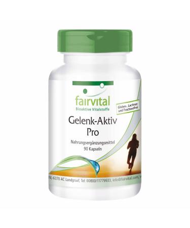 Fairvital |Joint activity per - glucosamine 1200 mg per daily dose with chondrotin sulfate + MSM + hyaluronic acid + astaxanthin - high dose - 90 capsules