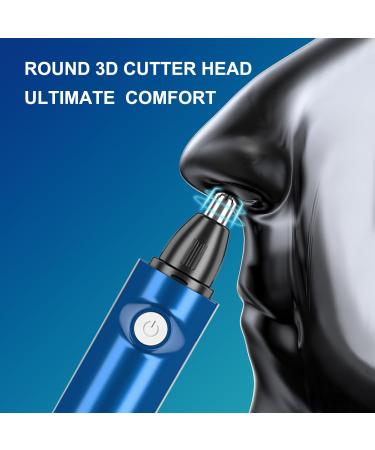 2024 Professional Nose Hair Trimmer for Men & Women - Painless Waterproof & USB Rechargeable - All-in-One Facial & Eyebrow Grooming (Blue - Buy Online on GoSupps.com