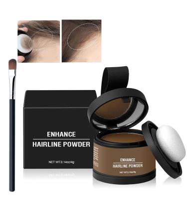 Waverloo Magic Root Cover Up Waverlo Root Cover Enhance Hairline Powder Magic Root Cover Up Powder Instantly Conceals Magic Color Root Touch Up (Light Brown)