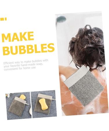 Didiseaon 10 Pcs Soap Bag Foaming Net Soap Saver Bag Bar Soap Pouch Exfoliating Soap Saver Pouch Flax 14.5x12cmx5pcs As Shownx5pcs - Buy Online on GoSupps.com