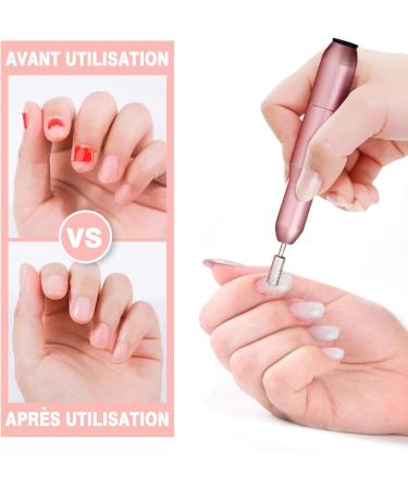 WakeDream 12-in-1 Electric Nail File 14500 RPM Powerful & Silent Portable Manicure Pedicure Kit Salon & Home Use Silver Model 20201225-ZJDMQ Aluminium - Buy Online on GoSupps.com