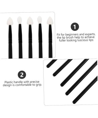 Ipetboom 12 Pcs Lip and Eye Brush Set | Portable Makeup Applicators | Silicone Lip Concealer & Shadow Brushes | Travel-Friendly Cosmetic Brushes - Buy Online on GoSupps.com