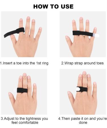 Smilcloud 20-Piece Adjustable Finger Clamp Set - Trigger Finger Protection for Small Middle & Ring Fingers | International Shipping Available - Buy Online on GoSupps.com