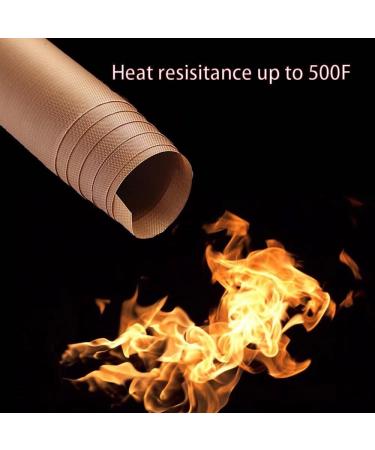 LokiLux 4-Pack 16x24 PTFE Teflon Heat Press Sheets - Non-Stick & Heat Resistant Craft Mat for Baking/Grill - White - Buy Online on GoSupps.com