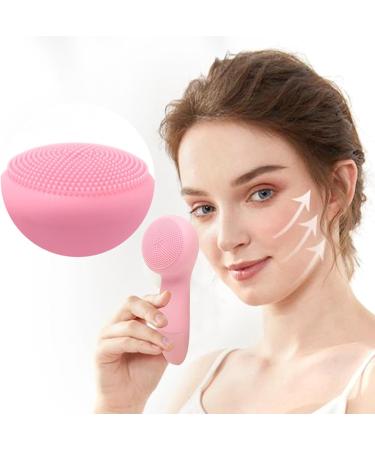 Electric Face Scrubber | Soft Silicone Brush Electric Face Cleansing Brush Soft Silicone Rotating Cleansing Brush 2-in-1 Design for Deep Clean & Gentle Exfoliation - Buy Online on GoSupps.com