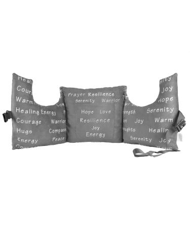 Post Mastectomy Pillow After Breast Cancer Surgery and Breast Reduction, Lumpectomy Chest Protector Pillow for Port Pacemaker and Heart Surgery Recovery Alphabetic