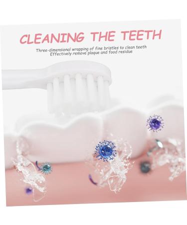 Shop FRCOLOR Pink Child Silicone Toothbrush | Portable Teeth Cleaning Brush for Kids - Buy Online on GoSupps.com