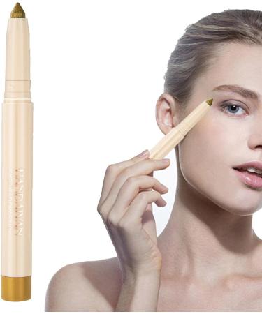 Pencil Eye Shadow Skin-Friendly Texture Highlighter Pencil Shimmer Cream Eyeshadow Pencil Crayon Eye Brightener Stick Highlighter 12# - Buy Online on GoSupps.com