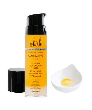Whish Coconut Milk + Verbena Correcting Gel - Soothes Sun-Exposed Skin Reduces UV Damage Moisturizes with Organic Aloe & Manuka Honey - International Shipping Available - Buy Online on GoSupps.com