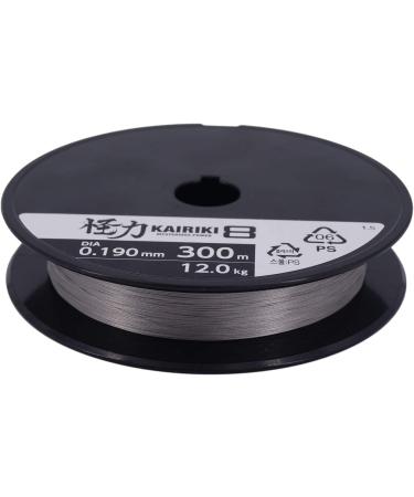 Buy Shimano Kairiki Fishing Line 8 - 300m Light Gray Braided - 0.06mm / 5.3kg International Shipping Available - Buy Online on GoSupps.com