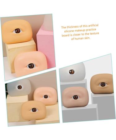 Healeved 4 Pcs Eye Practice Skin Makeup Eye Skin 3d Microblading Practice Skin Eyes Exercise Board - Buy Online on GoSupps.com
