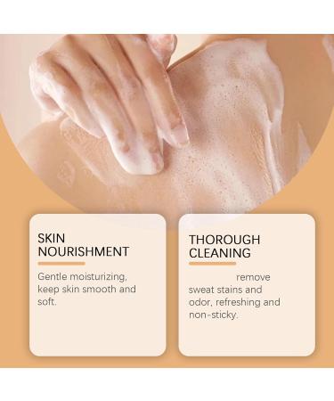  WRANBAO Persimmon Shower Gel Anti-Odor Deodorant Soap To Eliminate Stubborn Odors Especially Age-Related Odors Fresh Scent and Deep Cleansing of Body and Face Even Complexion (3 pcs) - Buy Online on GoSupps.com