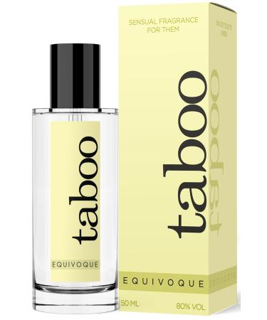 Taboo Equivoque Unisex Pheromones Perfume For Man and women to Attract the opposite sex long lasting cologne men Perfume Excitante con Feromonas Spray Unisex para Mujer y Hombre 50ml