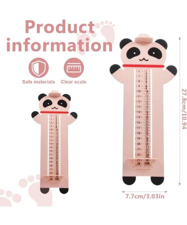 Buy CJZZ Children's Shoe Size Meter - Panda Foot Measuring Device for Kids Aged 0-16 Years (6-23cm) - Perfect Pink Footmesser for Accurate Sizing - Buy Online on GoSupps.com