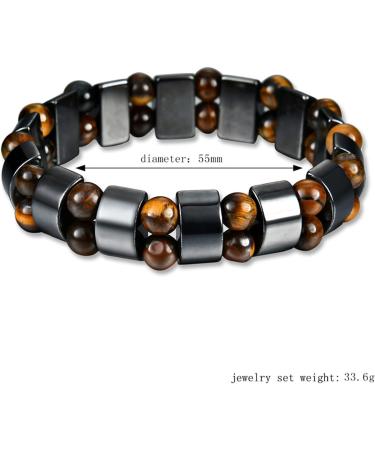 Magnetic Healing Bracelet for Weight Loss - Energy Therapy Hematite Bangle for Men & Women - Buy Online on GoSupps.com
