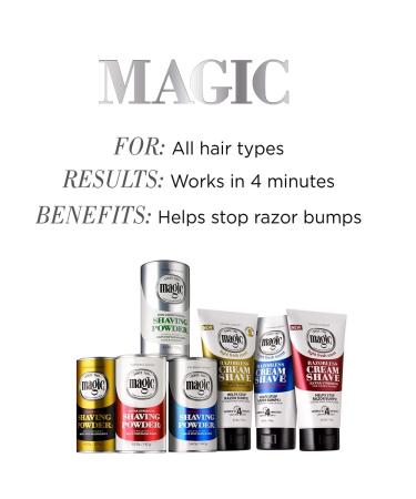 Magic Skin Conditioning Shaving Powder 4.5 oz (Pack of 4) - Gentle & Effective Shaving Solution - Buy Online on GoSupps.com
