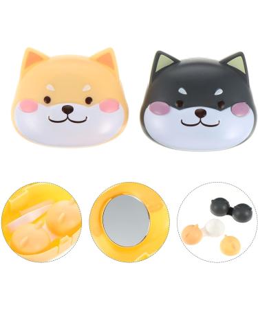 DOITOOL Contact Lens Case - Creative Portable Mini Container (2pcs) for Travel & Everyday Use - Buy Online on GoSupps.com