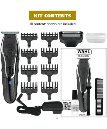 Wahl Manscaper Commando Wet & Dry Trimmer for Men Cordless Electric Rechargeable Trimmer Professional Precision Razor Model- 9899L - Buy Online on GoSupps.com