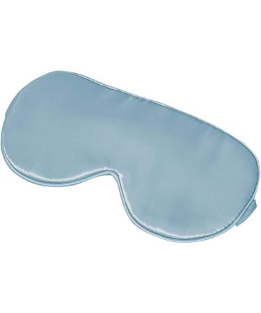 THXSILK Hyaluronic Acid Sleep Mask - 100% Mulberry Silk, Blackout Eye Cover for Comfortable Sleep - Light Blue - Buy Online on GoSupps.com