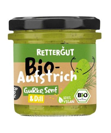 Rettergut organic spread cucumber mustard & dill 135g
