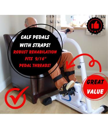 FLEXXI Medical Grade Calf Support Pedals - 9/16" Thread - Buy Online on GoSupps.com