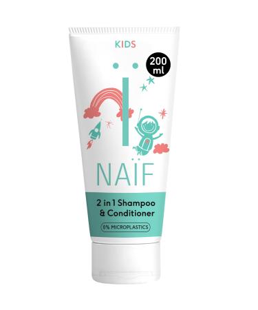 Na f Kids 2-in-1 Shampoo - 200ml - for children - Natural ingredients - Without microplastics - Buy Online on GoSupps.com