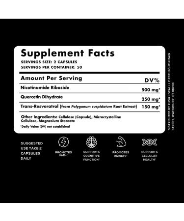 VivaThrive Advanced NAD+ Complex NMNH Supplement Alternative Triple Action NAD+ Supplement Nicotinamide Riboside Resveratrol Quercetin Third-Party Tested  - Buy Online on GoSupps.com