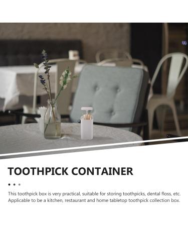 Zerodeko 3-Piece Mini Travel Floss Container Set - Automatic Cotton Holder & Toothbrush Base Tank - Perfect for On-the-Go Organization - Buy Online on GoSupps.com