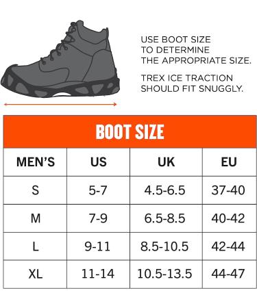Ergodyne TREX 6304 Performance Traction Cleat for Ice and Snow Large Black - Buy Online on GoSupps.com