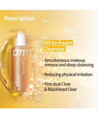 PRIMERA Oil To Foam Cleanser - Korean Deep Cleansing Oil for Makeup Blackheads & Daily Dirt Removal with Hyaluronic Acid & Ceramides (200ml - Buy Online on GoSupps.com