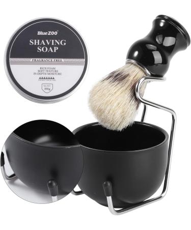 Beavorty Facial Care Set - Dachshaar Brush & Accessories for Wet Shaving | Men's Beard Care & Shaving Kit - Buy Online on GoSupps.com