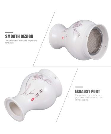 Magiclulu Scratch Cup & Moxa Ball Burner - Weight Loss Cupping Therapy - Portable Ceramic Vascular Cup Combo - Buy Online on GoSupps.com